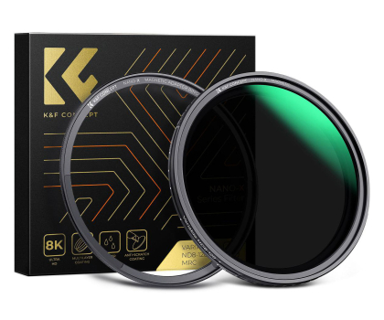 Akcesoria Foto K&F Concept Nano-X MRC Fader ND8-128 - 62 mm